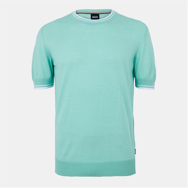 Boss Men's Green Talian Knitted Top in Size 2XL, Sports Direct