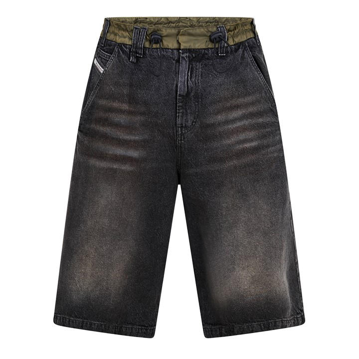 Diesel Men's Black Denim Shorts in Size 2XL, Sports Direct
