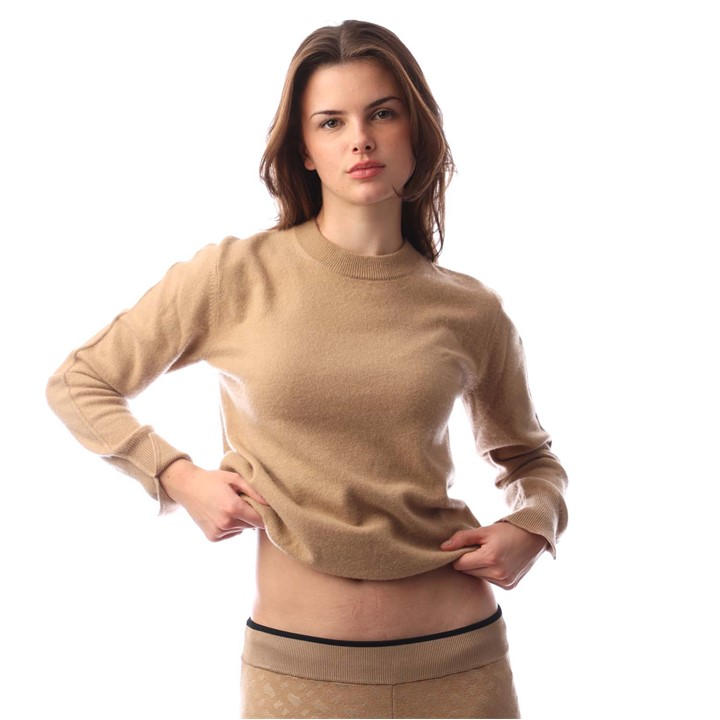 Boss Women's Beige Fuoro Knitted Sweater Vests in Size 8, Sports Direct