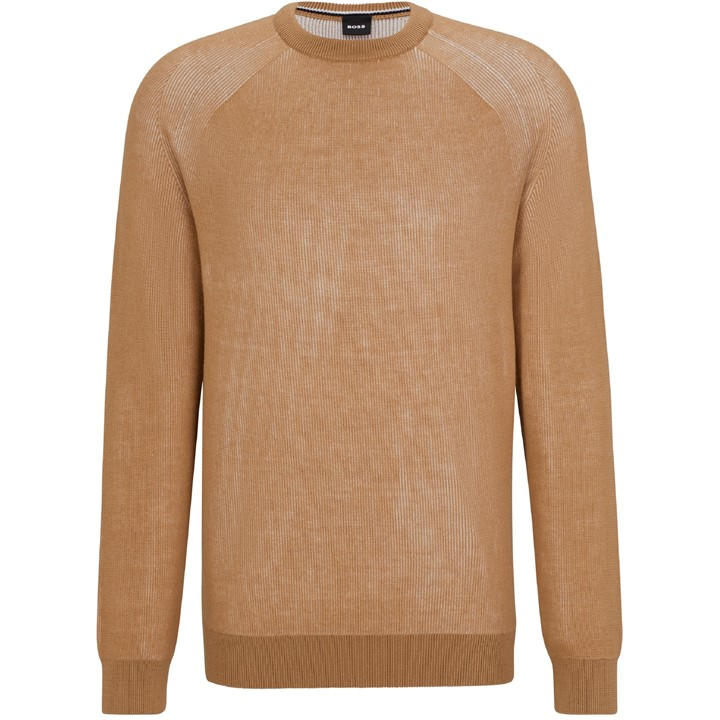Boss Men's Beige Ossio Sweater Vest in Size 2XL, Sports Direct