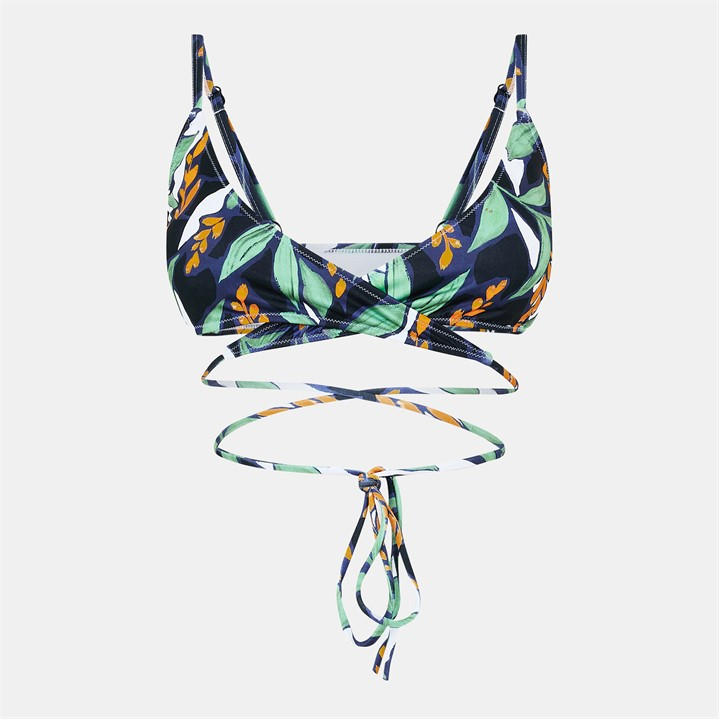 Hugo Women's  Blooms Woven Bralette in Size 14, Sports Direct