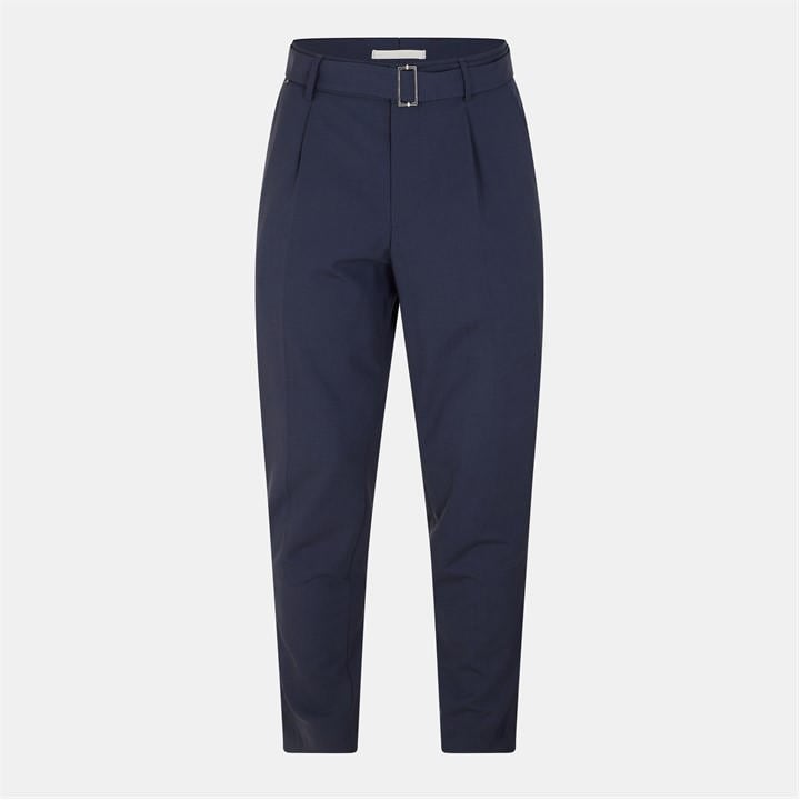 Boss Men's Blue P Perin Plt Wg Tailored Trousers in Size 38 R, Sports Direct