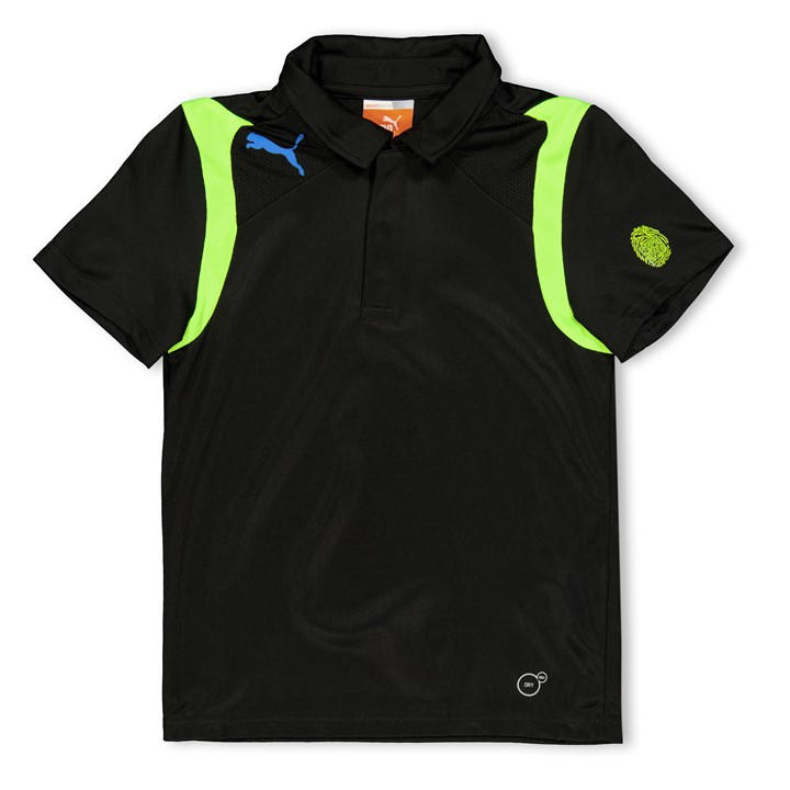 Puma  Kids Black (F13) Evospeed Polo  in Size 7 - 8 Years, Sports Direct