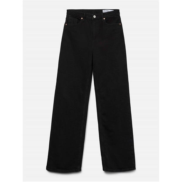 Black - Vero Moda - Women's RA118 Wide Leg Jeans