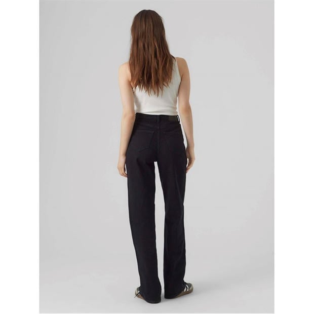 Black - Vero Moda - Women's RA118 Wide Leg Jeans