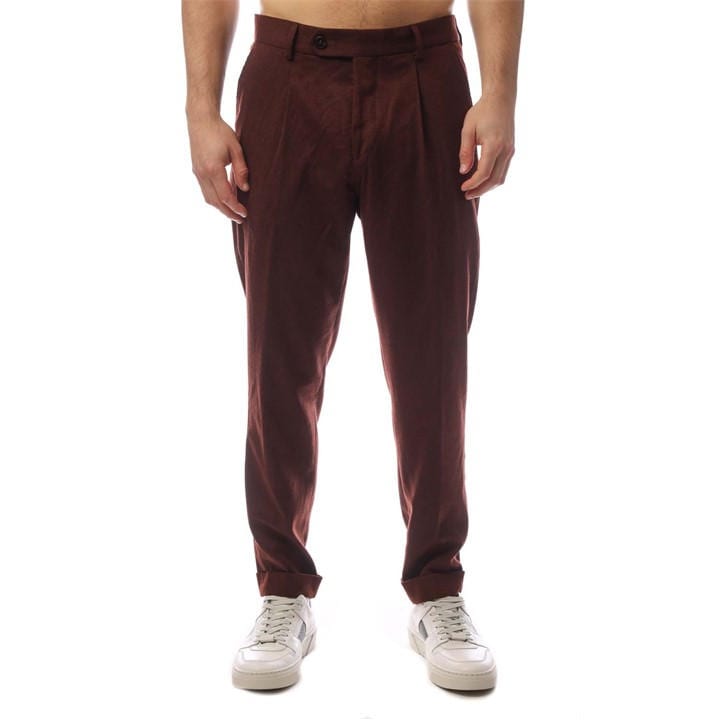Boss Men's Red Tailo Fit Pleated Trousers in Size 36 R, Sports Direct