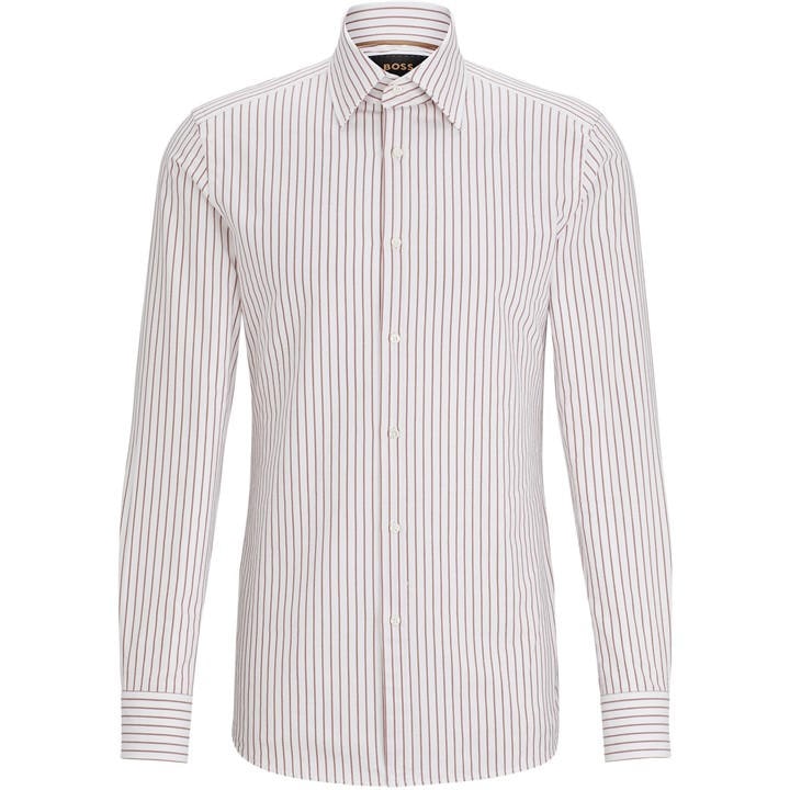 Boss Men's Red Long Sleeve Plain Shirt in Size 15.7 In 40, Sports Direct