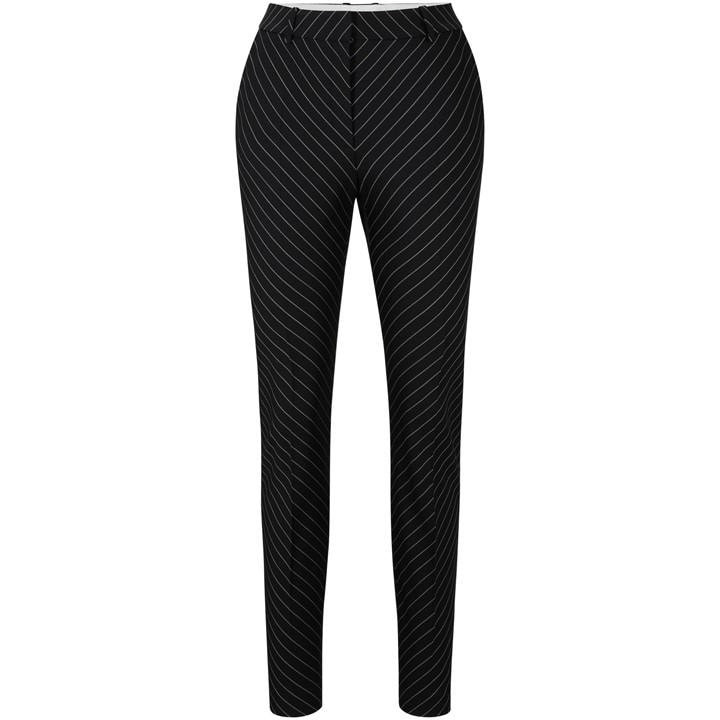 Boss Women's Black Tamata Cigarette Trousers in Size 6, Sports Direct