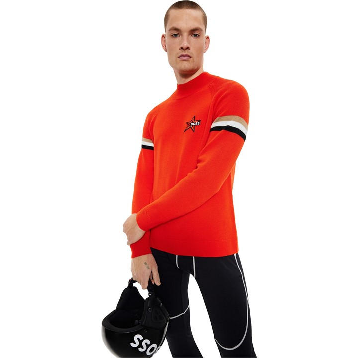 Boss Men's Orange Ski Midlayers in Size 2XL, Sports Direct