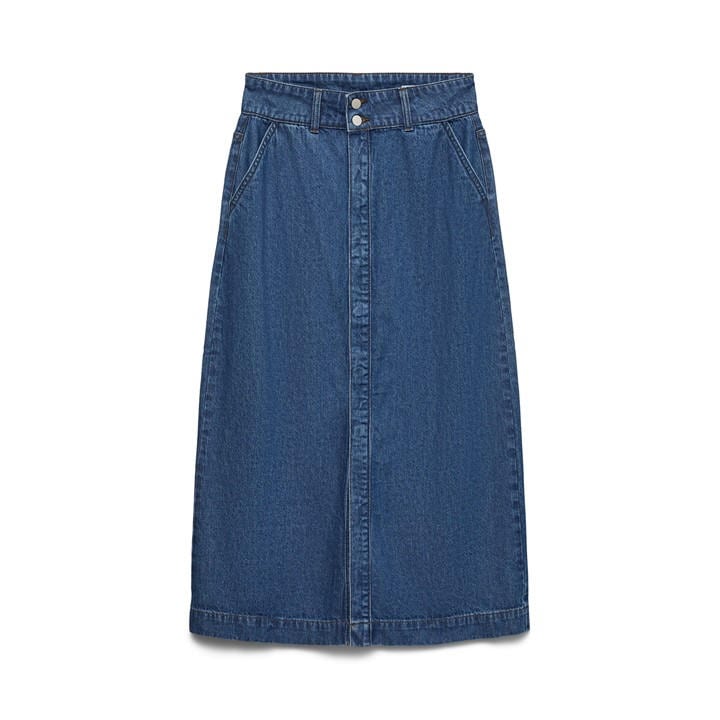Vero Moda Women's Blue Denim Skirt in Size 8, Sports Direct