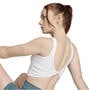 White - adidas - Power Womens Light Support Bra Tank Top