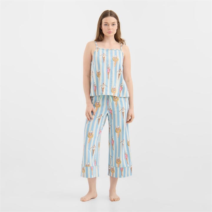 Chelsea  Women's  Cami Pyjama Set, Football by  Peers in Size 10, Sports Direct