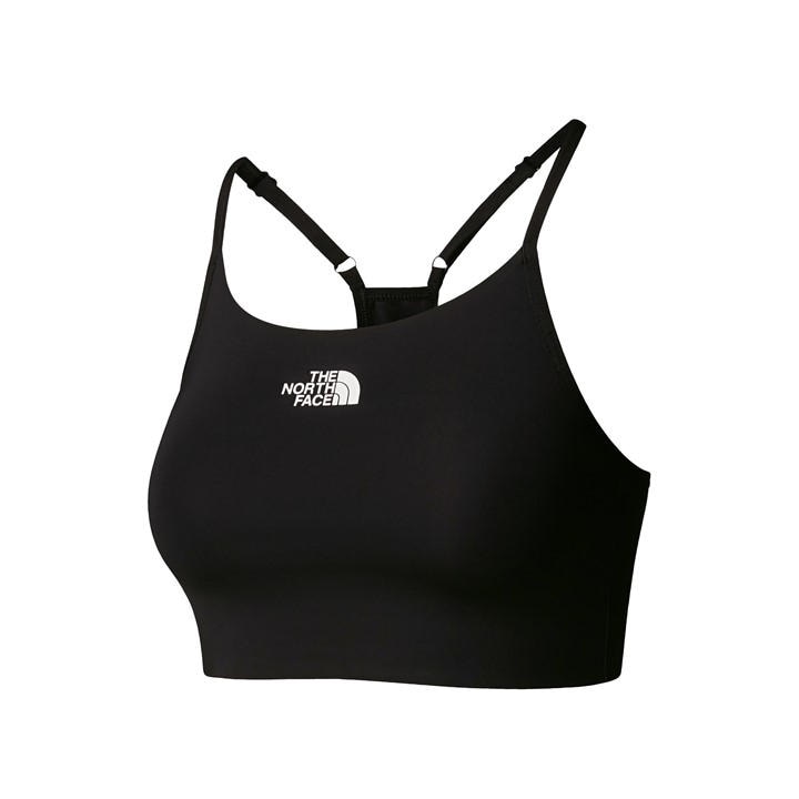 The North Face Women's Black Flex Outdoor Non Wired Medium Impact Sports Bra in Size 14, Sports Direct