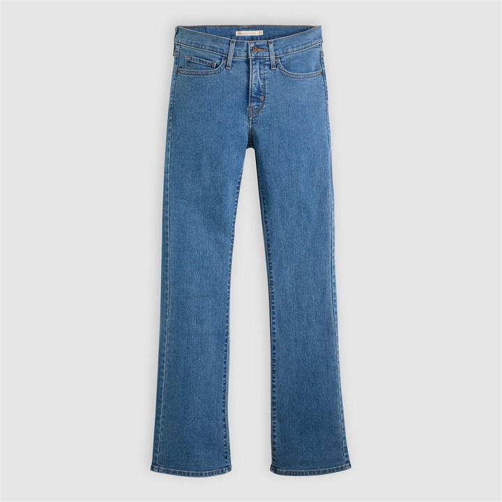 Levis Women's Blue Shaping Boot Soft Black Bootcut Jeans in Size 30 S, Sports Direct