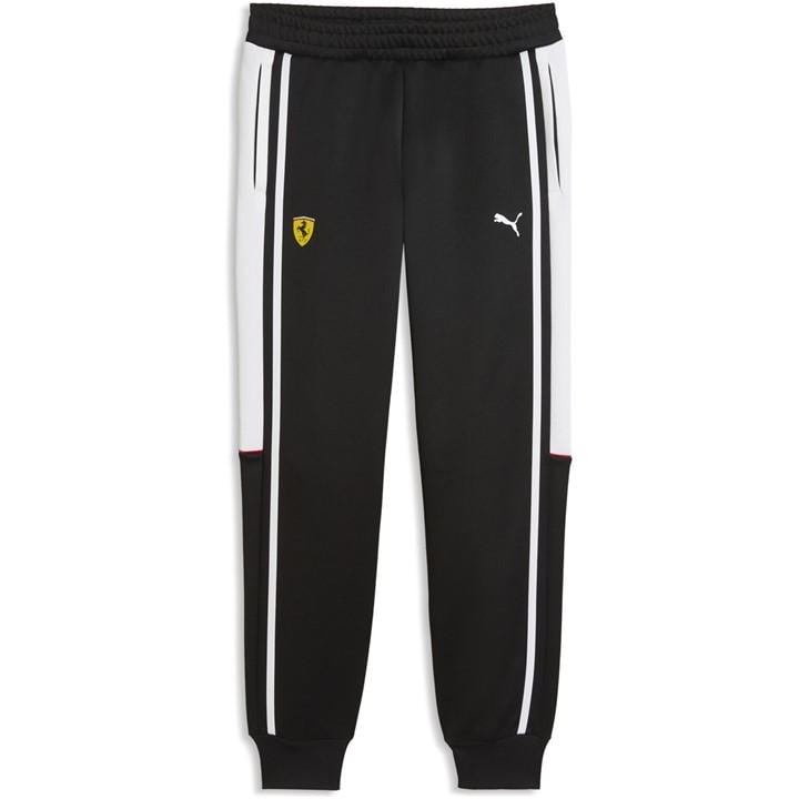 Puma  Black  Ferrari Closed Hem Jersey Joggers in Size S, Sports Direct