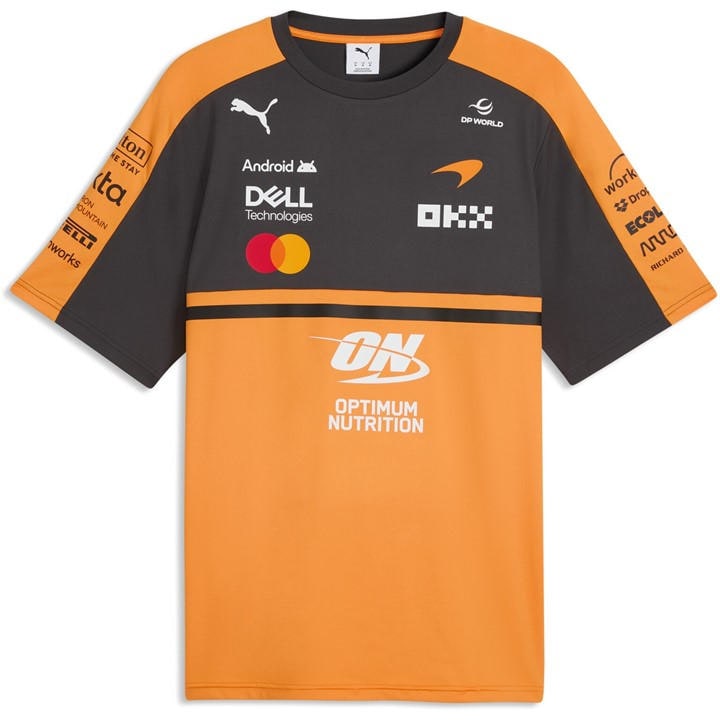 Puma  Orange X Mclaren Racing Replica Tee Men in Size S, Sports Direct