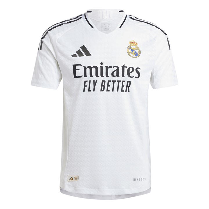 Real Madrid  Men's   Authentic Home Shirt 24/25 , Football by adidas in Size M, Sports Direct