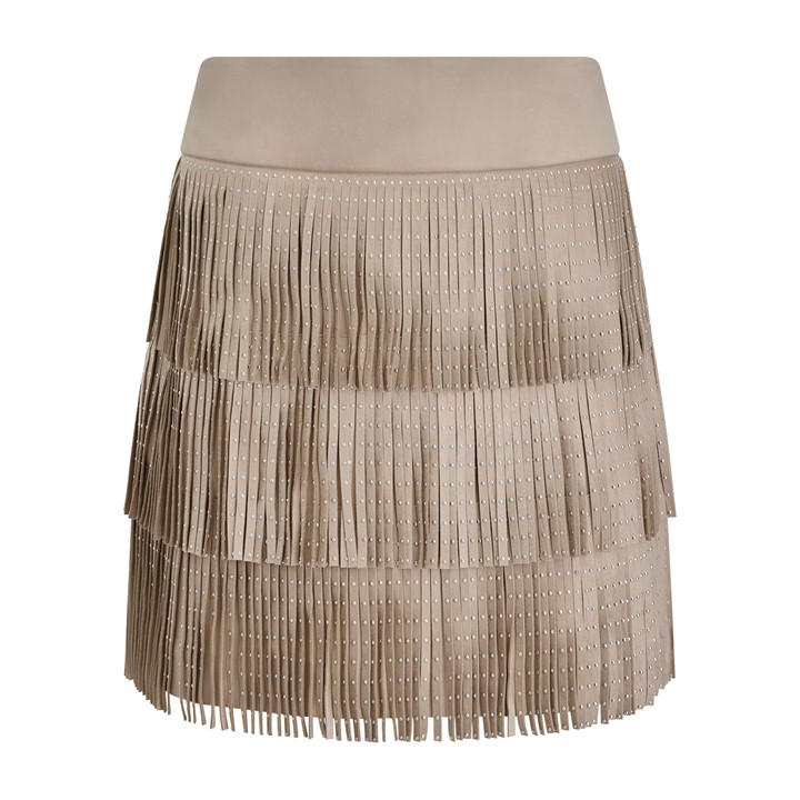 Dkny Women's Beige Mini Skirt in Size 8, Sports Direct