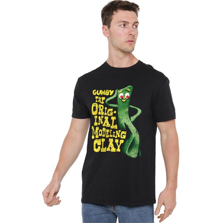 Men's Black Other Gumby So Punny T Shirt in Size 5XL, Sports Direct