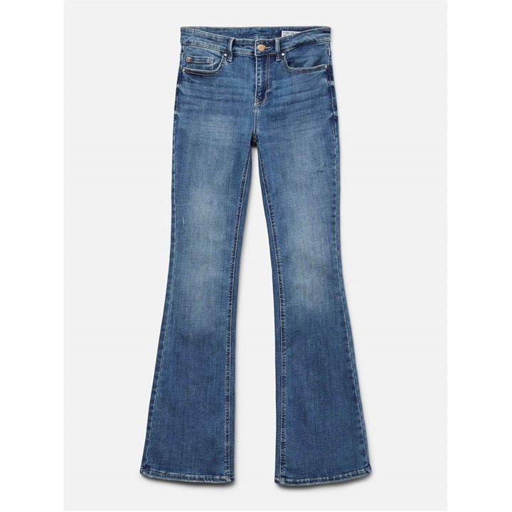 Vero Moda Women's Blue Li347 Flared Bootcut Jeans in Size 30 R, Sports Direct