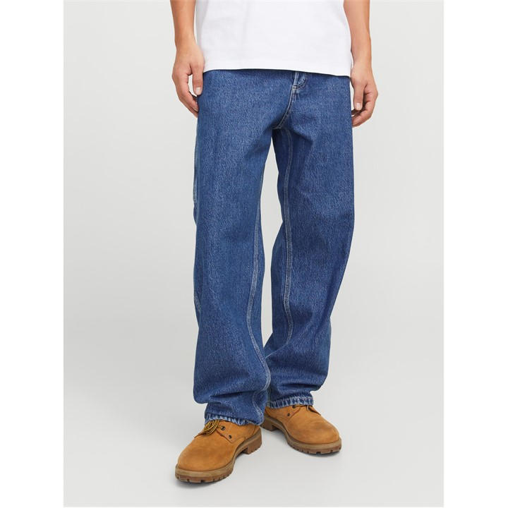 Jack And Jones Men's Blue Alex Carp Carpenter Jeans in Size 29 R, Sports Direct