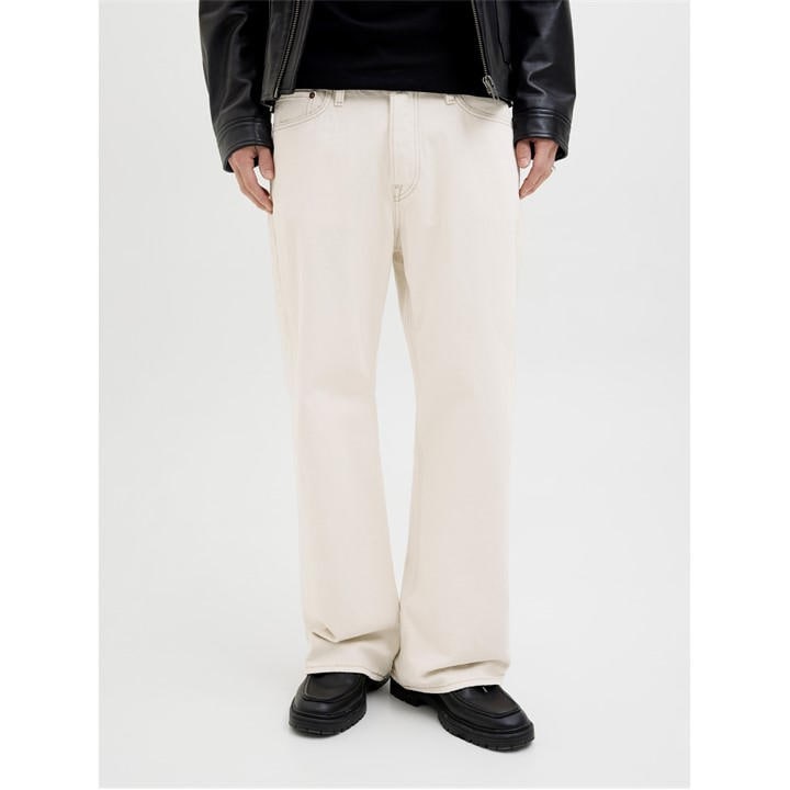 Jack And Jones Men's Beige Cooper Flared Jeans in Size 36 R, Sports Direct