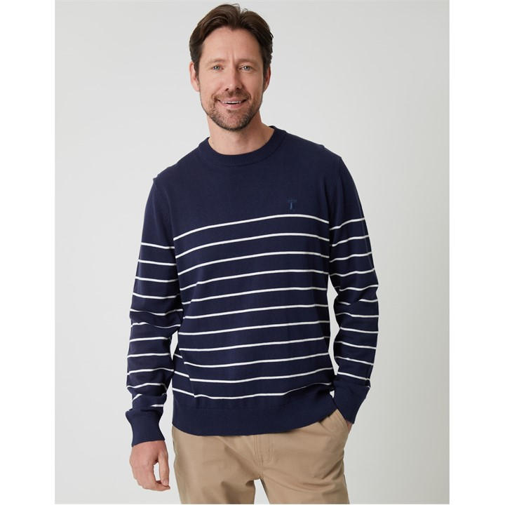 Saltwell Men's Blue Knitted Top in Size XL, Sports Direct