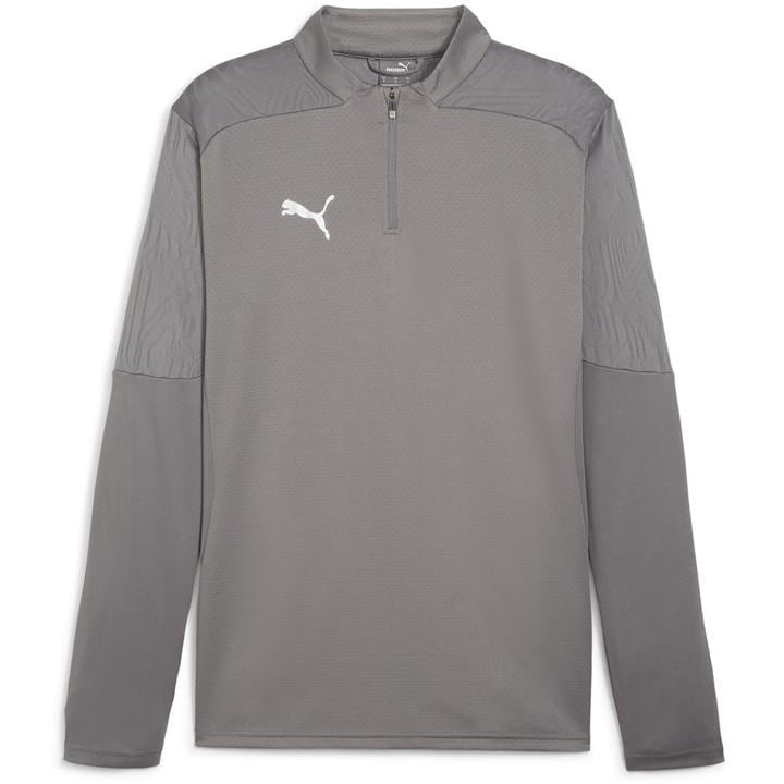 Puma Men's Grey Teamfinal Training 1/4-Zip Fleece in Size XS, Sports Direct