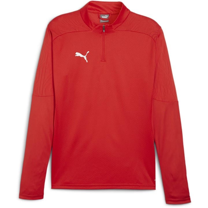 Puma Men's Red Teamfinal Training 1/4-Zip Fleece in Size 2XL, Sports Direct