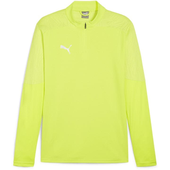 Puma Men's Yellow Teamfinal Training 1/4-Zip Fleece in Size L, Sports Direct