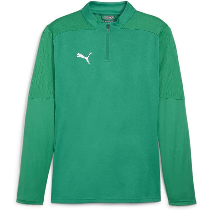Puma Men's Green Teamfinal Training 1/4-Zip Fleece in Size XL, Sports Direct