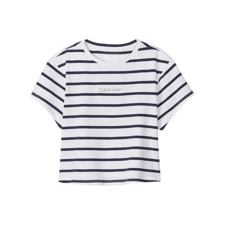 Calvin Klein Women's Black Baby Tee in Size 14, Sports Direct