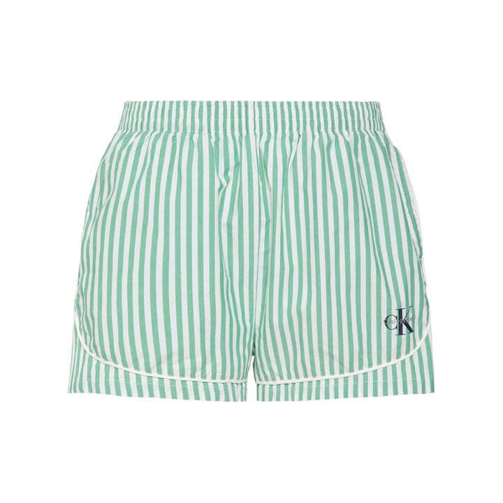 Calvin Klein Women's Green Pyjama Shorts in Size 14, Sports Direct