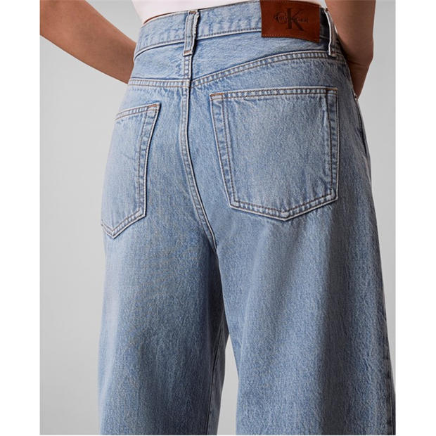 Sage Stone - Calvin Klein Jeans - Women's Wide Leg Jeans