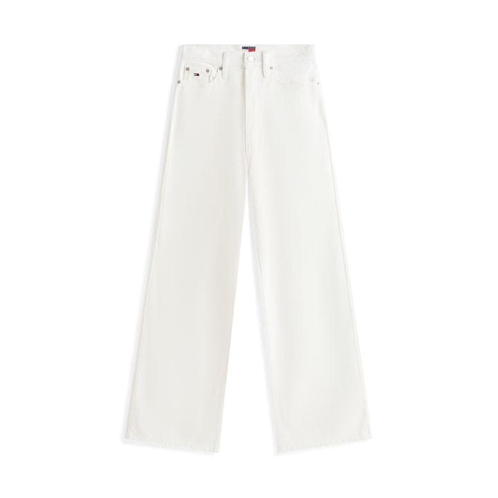 Tommy Jeans Women's White Wide Leg Jeans in Size 30 S, Sports Direct