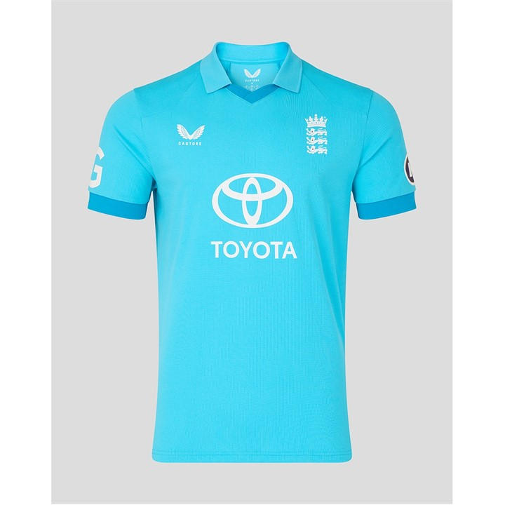 England  Men'  26/27  Cricket Odi Shirt, Football by Castore in Size S, Sports Direct