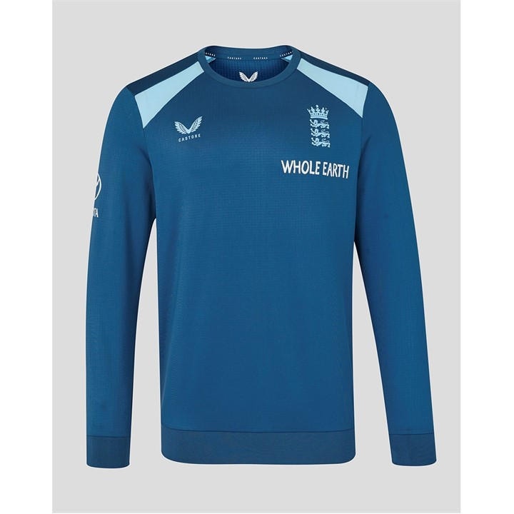 England  Men's  26/27  Cricket Jumper, Football by Castore in Size L, Sports Direct