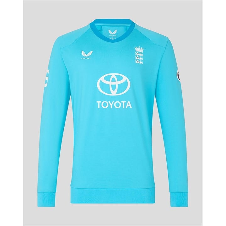 England  Men'  26/27  Cricket Odi Jumper, Football by Castore in Size S, Sports Direct