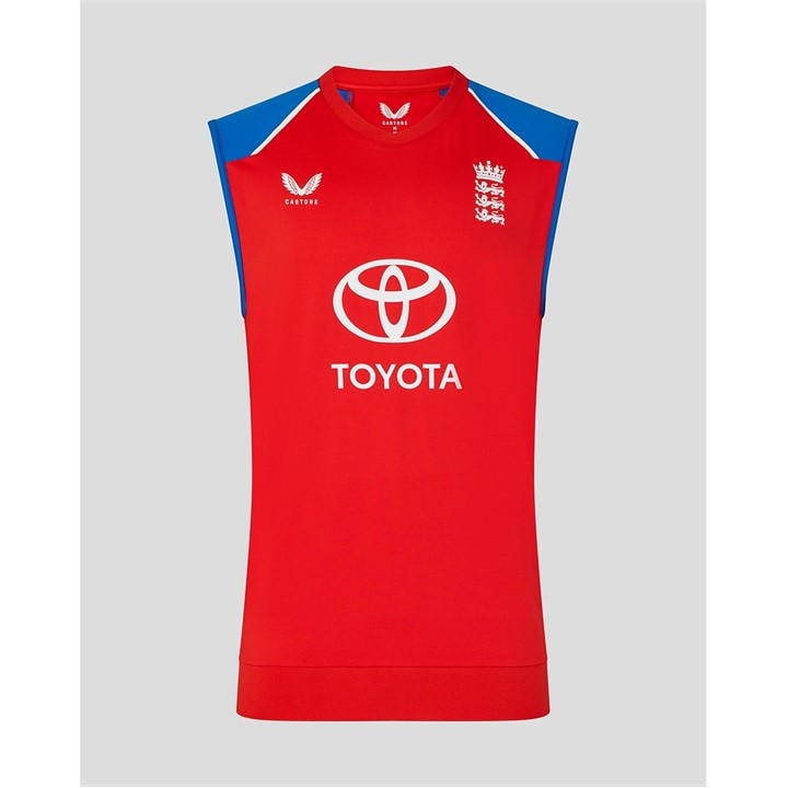 England  Men's  26/27  Cricket T20 Vest, Football by Castore in Size XL, Sports Direct
