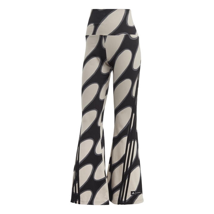 Adidas Women's Brown X Marimekko Future Icons Flared Leggings in Size 2XS, Sports Direct