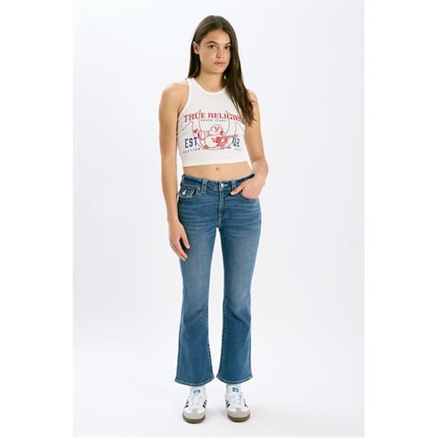 True Religion - Women's K Flare Flap Flared Trousers