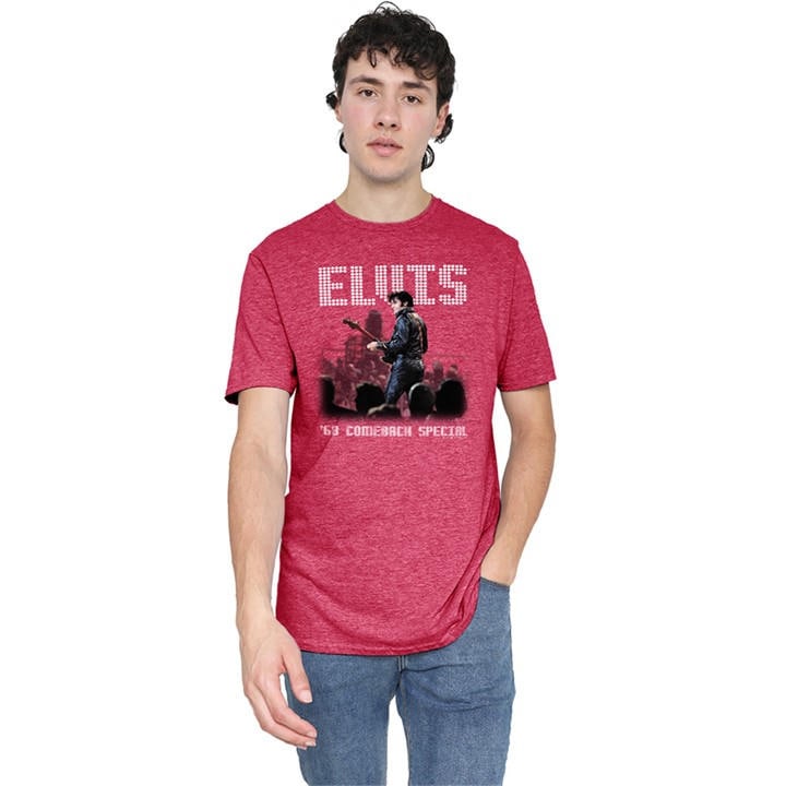 Elvis Presley Men's Red Return Of The King T-Shirt in Size 2XL, Sports Direct