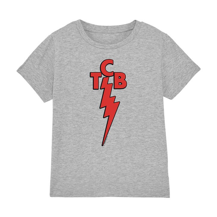 Elvis Presley Boys Grey Tcb Kids T-Shirt Athletic Heather, Sports Direct