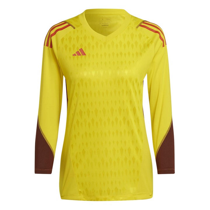 Adidas Women's Yellow Tiro Pro Goalkeeper Shirt 2023 in Size XL, Sports Direct