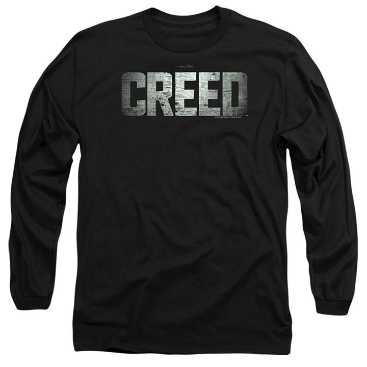 Creed Men's Black Logo Long Sleeve T-Shirt in Size M, Sports Direct