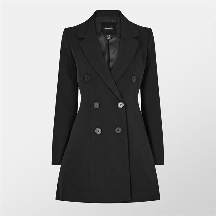Vero Moda Women's Black Ahina Blazer Dress in Size 8, Sports Direct