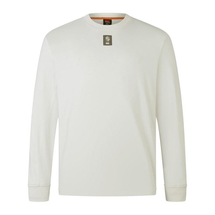 Canterbury Men' Grey British And Irish Lions 2024 Outback Long Sleeve T-Shirt  in Size S, Sports Direct