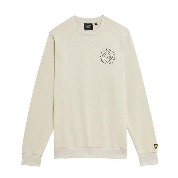 Cream - Lyle and Scott - Stamp Crewneck Sweatshirt
