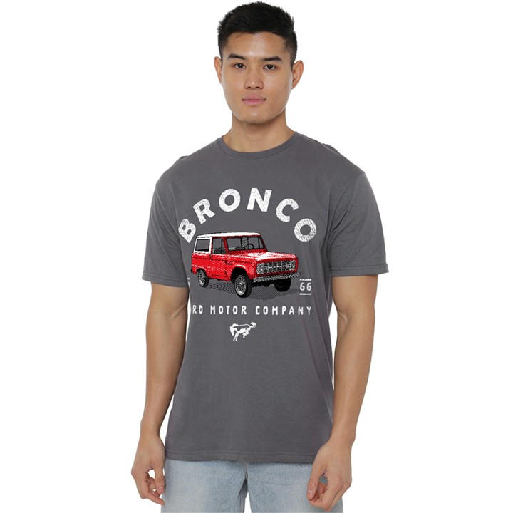 Ford Men's Grey Bronco Bronco Illustrated T-Shirt Charcoal in Size 2XL, Sports Direct