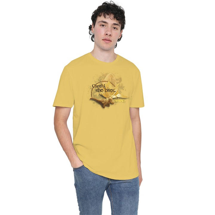 Men's Yellow Other Labyrinth She Bites T Shirt Banana in Size L, Sports Direct